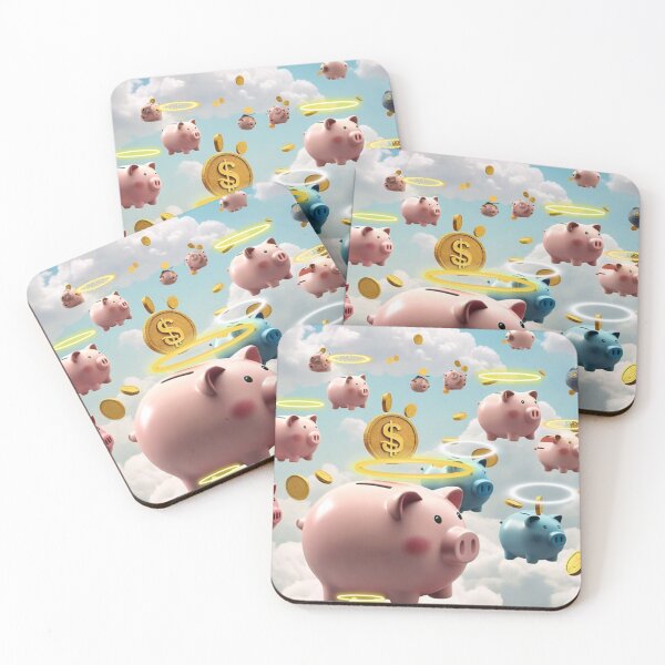 Item preview, Piggy Bank Heaven back to the clouds designed and sold by Highhocreations.
