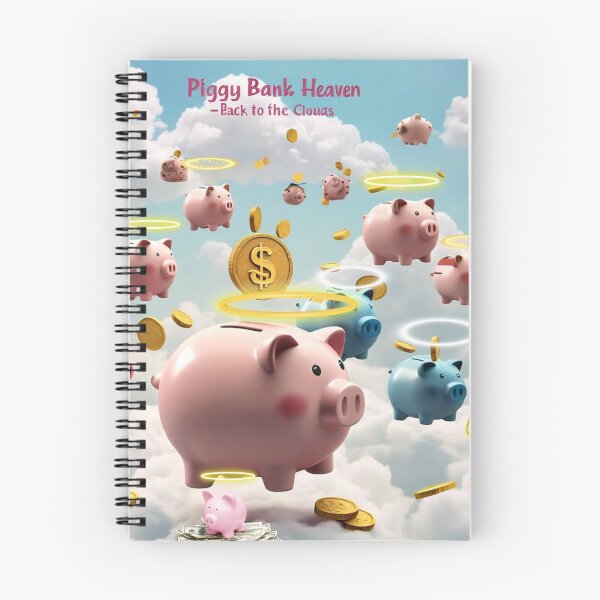 Item preview, Piggy Bank Heaven back to the clouds designed and sold by Highhocreations.