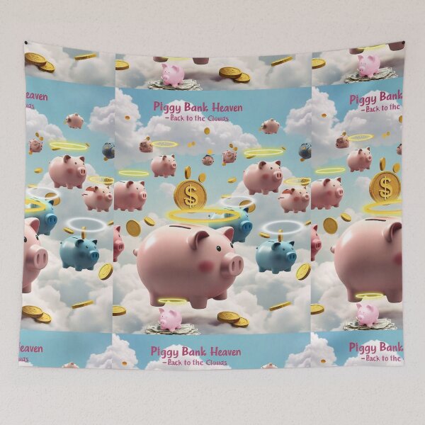 Item preview, Piggy Bank Heaven back to the clouds designed and sold by Highhocreations.