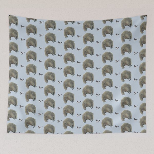 Item preview, Echidna and Willie Wagtail designed and sold by RachaelCurryArt.