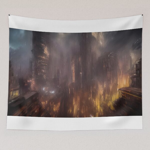 Item preview, Cyber City Landscape designed and sold by Adrian I Barnett.