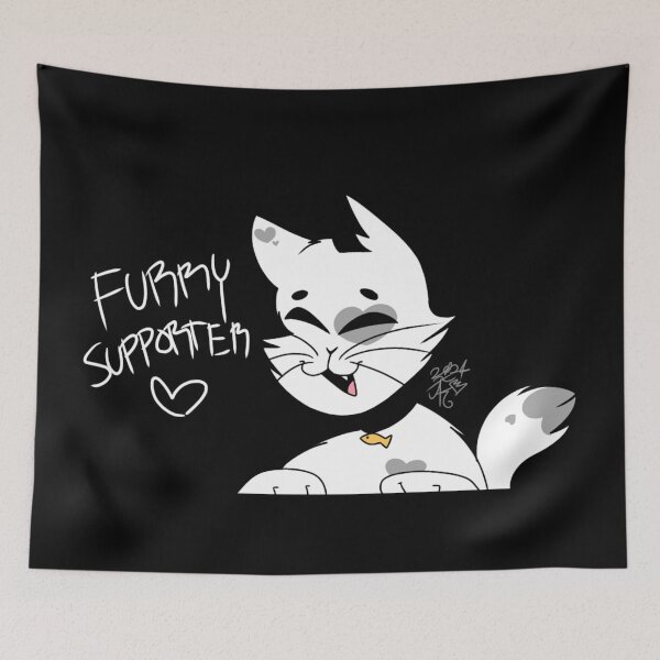 Item preview, FURRY SUPPORTER! designed and sold by Red-Rooms-Shop.