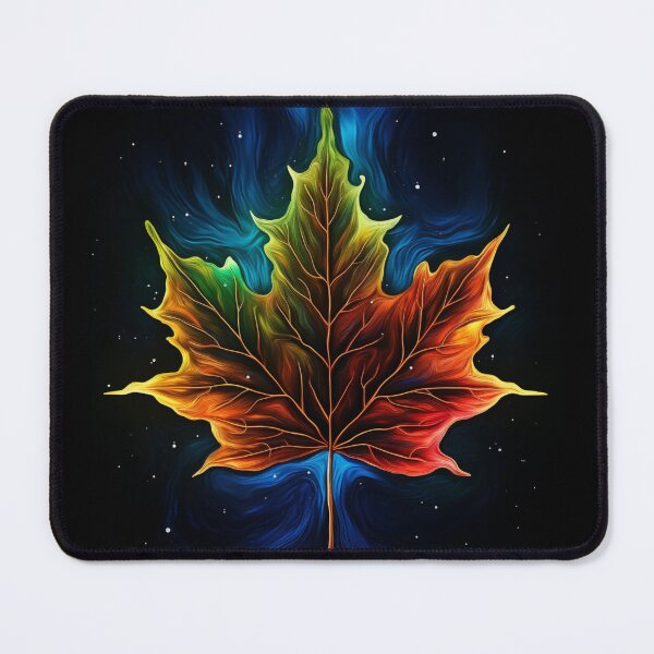 Item preview, Northern Lights in a Maple Leaf designed and sold by Myra365Art.