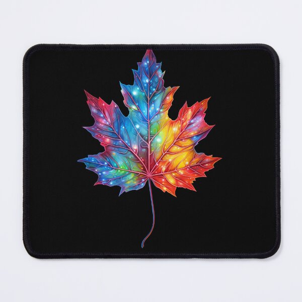 Item preview, Northern Lights in a Maple Leaf designed and sold by Myra365Art.