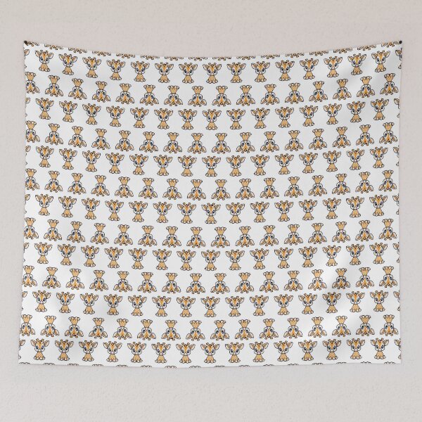 Item preview, Adorable Safari Baby Giraffe Illustrated Pattern, Safari Animal Design designed and sold by StickerinoShop.