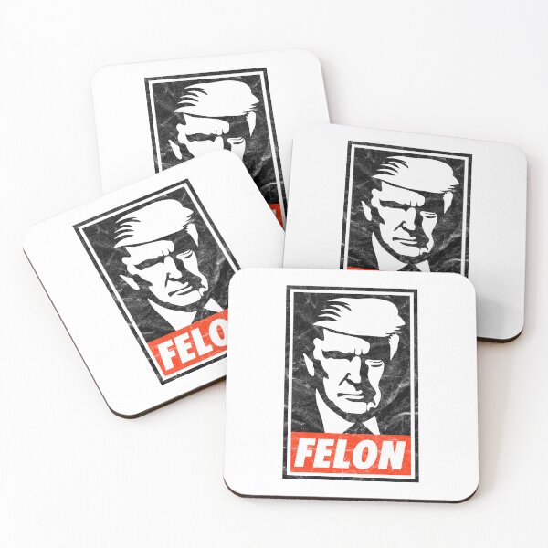 Item preview, Felon Trump (White Worn Look) designed and sold by politicalamity.
