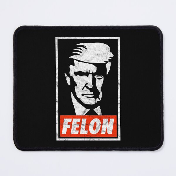 Item preview, Felon Trump (Black Worn Look) designed and sold by politicalamity.