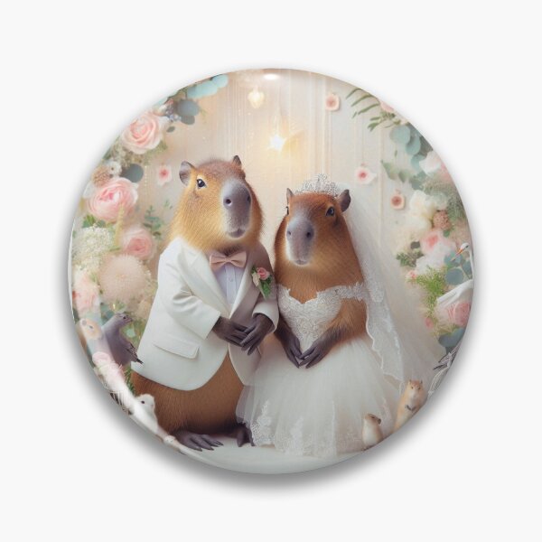 Item preview, Capybara's wedding2-2 designed and sold by Capybara Art Lover.
