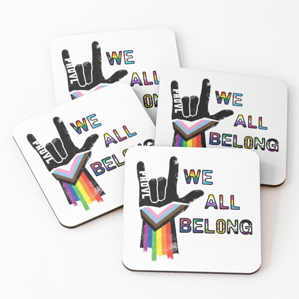 Item preview, We All Belong Prideville Love designed and sold by Prideville Oregon.