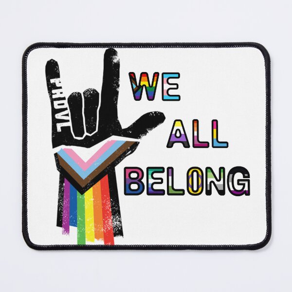Item preview, We All Belong Prideville Love designed and sold by Prideville Oregon.