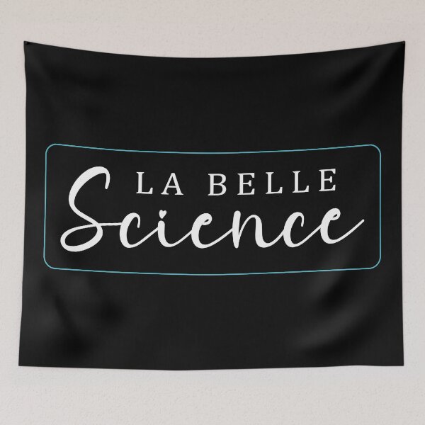 Item preview, La belle science text quote designed and sold by Szkicerka.
