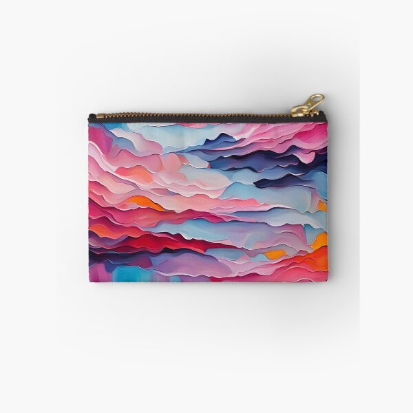 Item preview, red and blue Abstract style painting designed and sold by Cloofur.