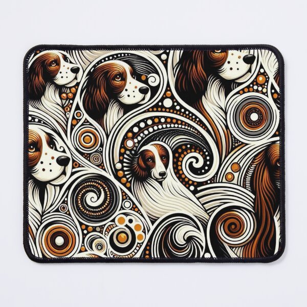 Item preview, Springer Spaniel Swirls designed and sold by Wags & Tails.