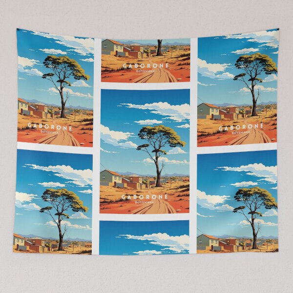 Item preview, Gaborone Botswana Urban Oasis designed and sold by NeuralVibe.