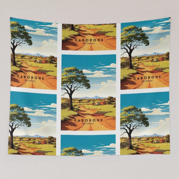 Item preview, Gaborone Botswana Urban Oasis designed and sold by NeuralVibe.