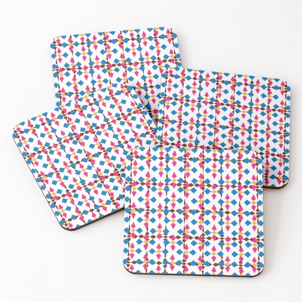 Item preview, Geometric arrow pattern, red, yellow, pink, white background designed and sold by wonghong.