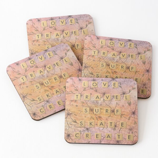 Item preview, Love Travel Surf Skate Create designed and sold by AmandaJayneThrives.