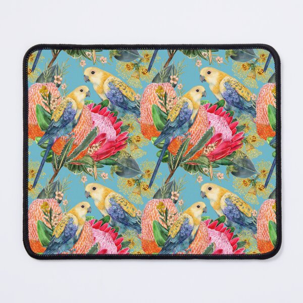 Item preview, Pale-Headed Rosella - Summer Sky Blue designed and sold by Sketchbook Designs.