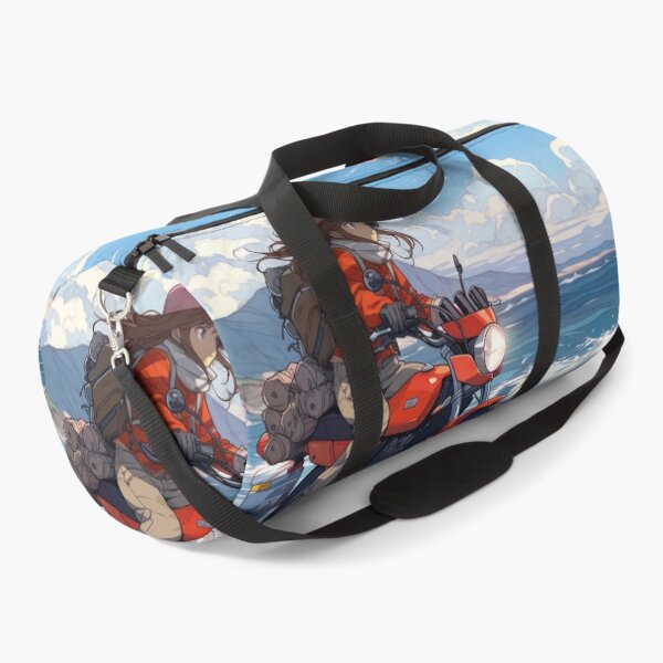 Item preview, girl riding motorcycle, anime illustration designed and sold by Mauswohn.