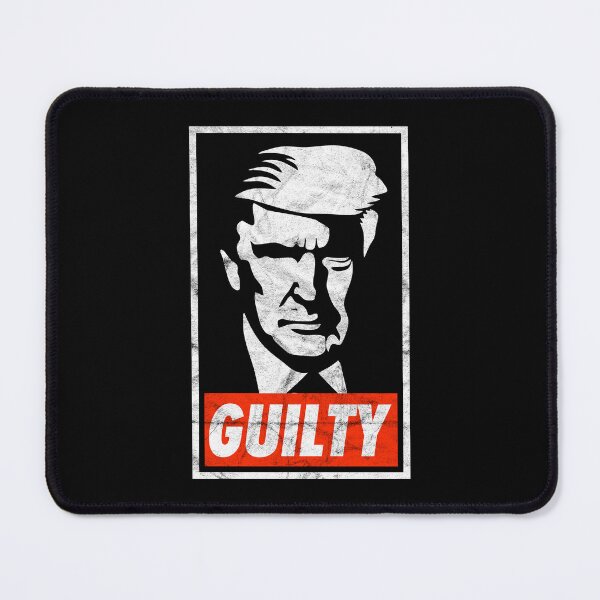 Item preview, Guilty Trump (Black Worn Look) designed and sold by politicalamity.