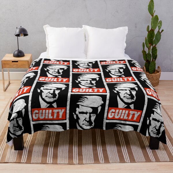Item preview, Guilty Trump (Black Worn Look) designed and sold by politicalamity.