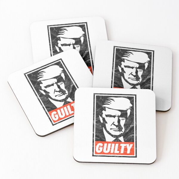 Item preview, Guilty Trump (White Worn Look) designed and sold by politicalamity.