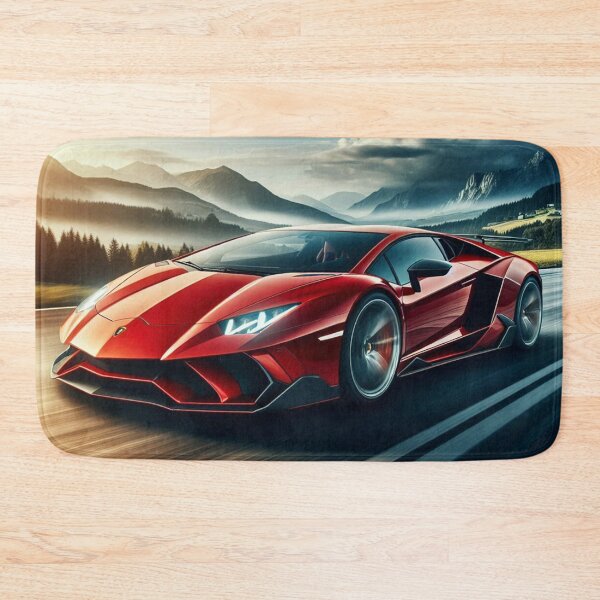 Artikelvorschau, Lamborghini-Sportwagen auf einer atemberaubenden Straße entworfen und verkauft von miguelreeves.