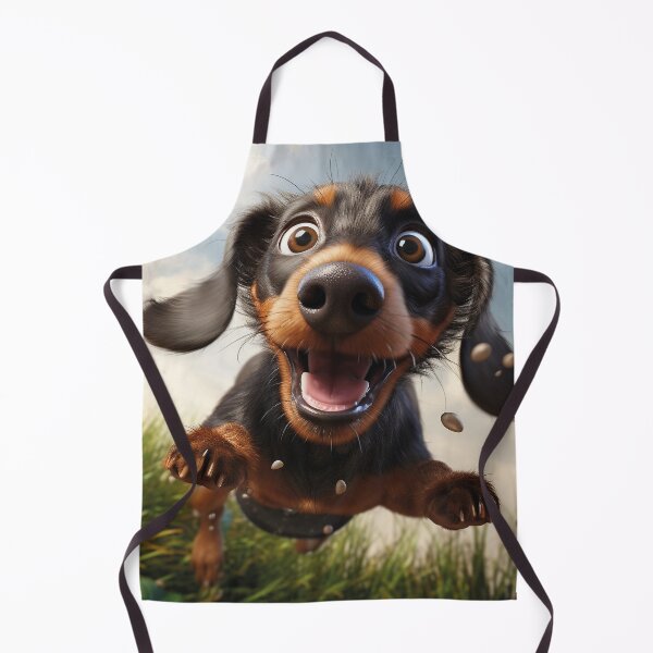 Item preview, funny dachshund running designed and sold by Mauswohn.
