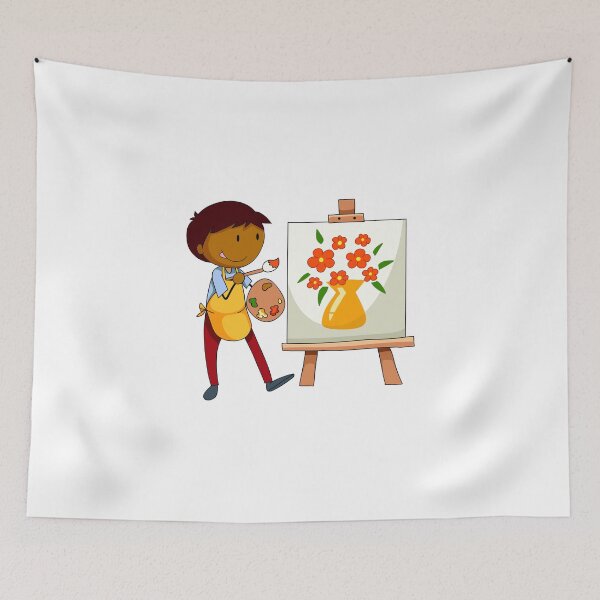 Item preview, boy paint on board designed and sold by Uscreative.
