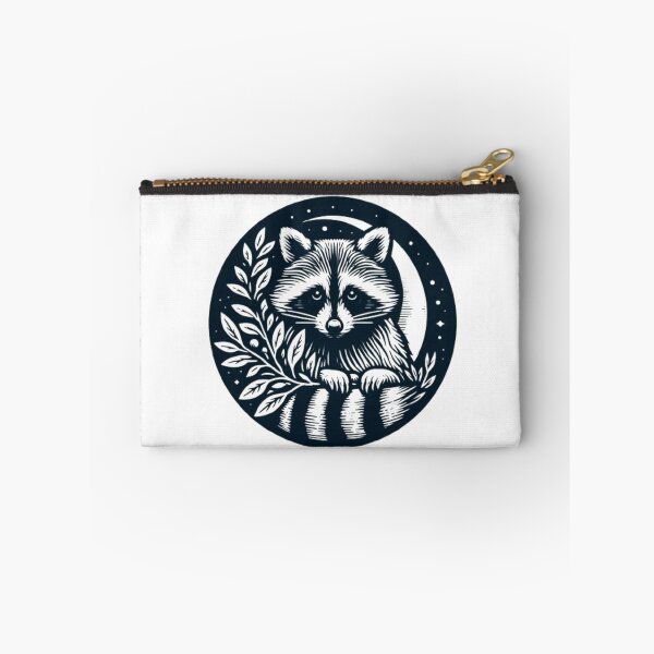 Item preview, Raccoon Design inside Circle in Pen and Ink designed and sold by EmeraldCauldren.