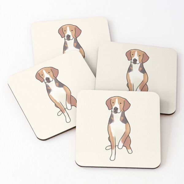Item preview, Cute american foxhound drawing  designed and sold by Artofmayara.