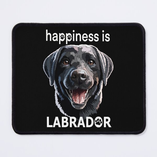Item preview, Happiness Is Labrador Black Lab designed and sold by Just-Arts-4U.