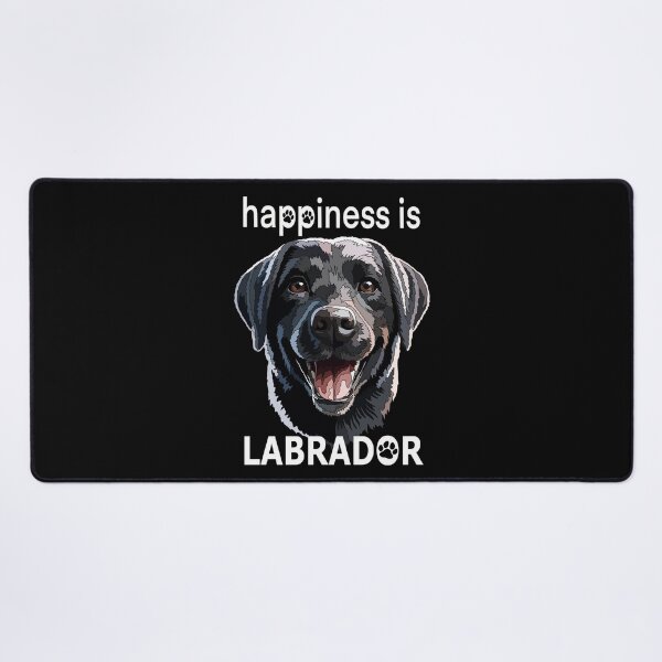 Item preview, Happiness Is Labrador Black Lab designed and sold by Just-Arts-4U.