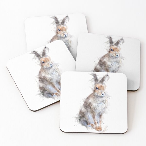 Item preview, Irish Hare Watercolour Artwork designed and sold by Typeglyphs.