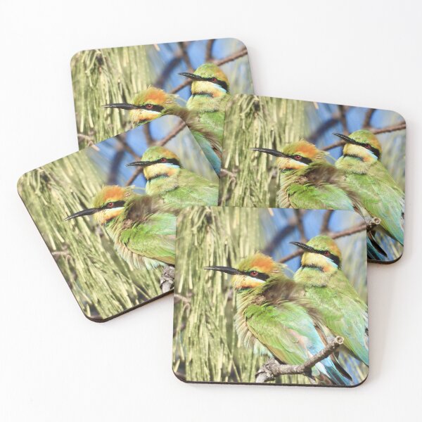 Item preview, Rainbow Bee-Eaters early morning designed and sold by Mark Grimsley.