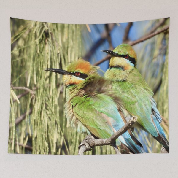 Item preview, Rainbow Bee-Eaters early morning designed and sold by Mark Grimsley.