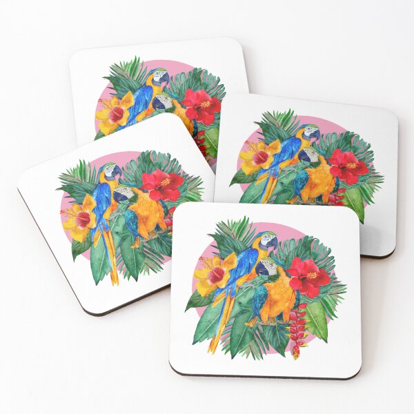Item preview, Tropical Macaws Jungle Bouquet designed and sold by Sketchbook Designs.