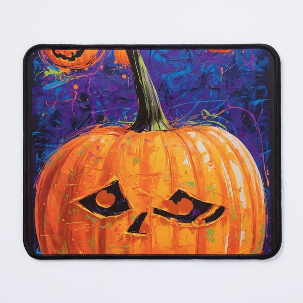 Item preview, Spooky Pumpkin Halloween Poster designed and sold by Sadia Jannat.