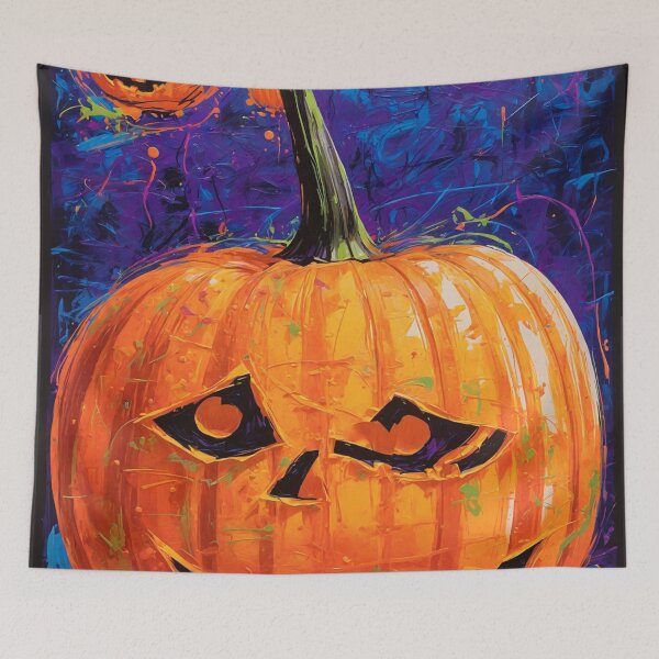 Item preview, Spooky Pumpkin Halloween Poster designed and sold by Sadia  Jannat.