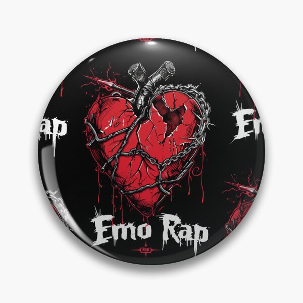 Item preview, Gothic Emo Rap Heart designed and sold by Piotrek0001.