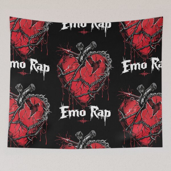 Item preview, Gothic Emo Rap Heart designed and sold by Piotrek0001.