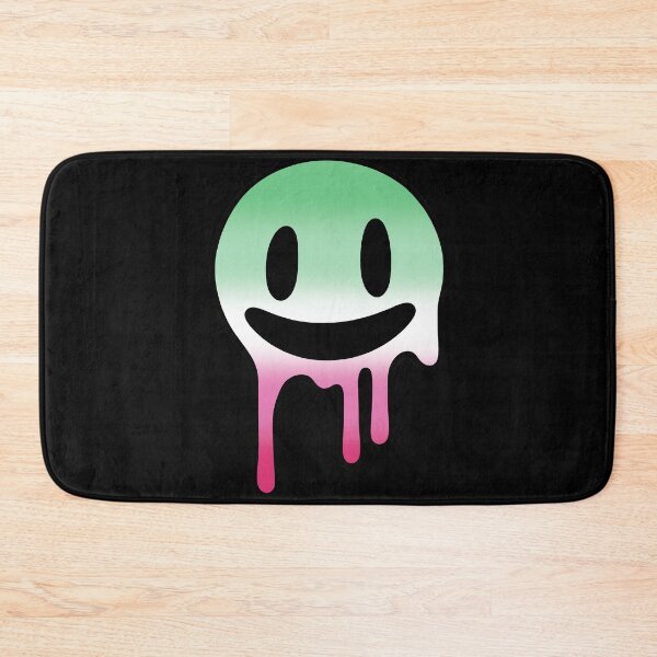 Item preview, Melting Smiley Face Abrosexual Pride Flag Colors, Trippy Drip Rave Abrosexual Design, Pride Festival designed and sold by Travelslightly.