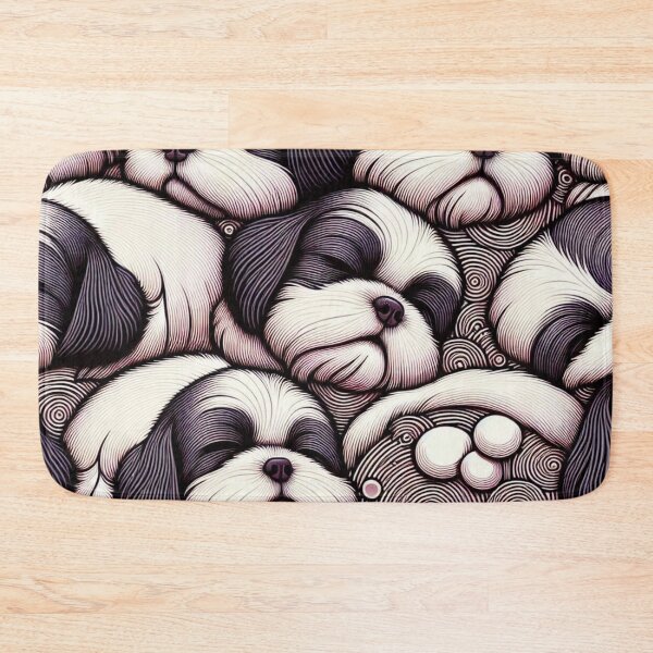 Item preview, Sleeping Shih Ztu Dogs designed and sold by Wags & Tails.