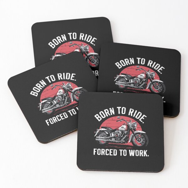 Item preview, Motorcycle Riding Born To Ride, Forced to Work designed and sold by Ikibrai.