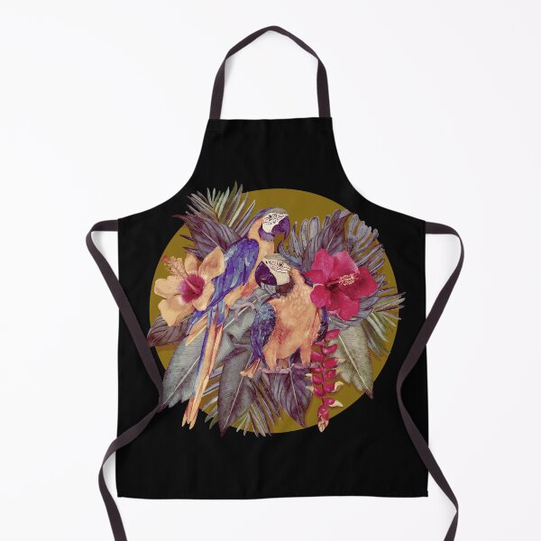Item preview, Vintage Tropical Macaws Jungle Bouquet designed and sold by Sketchbook Designs.