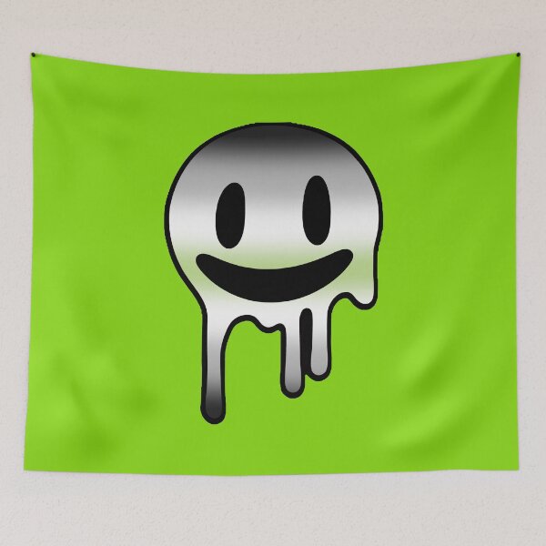 Item preview, Melting Smiley Face Agender Pride Flag Colors, Trippy Drip Rave Agender Design, Pride Festival designed and sold by Travelslightly.