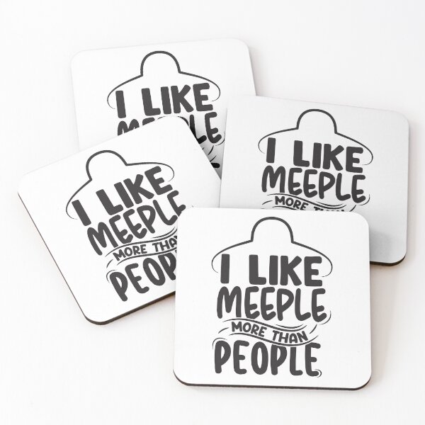 Item preview, I Like Meeple More than People Board Game Lover designed and sold by BeamGeeks.