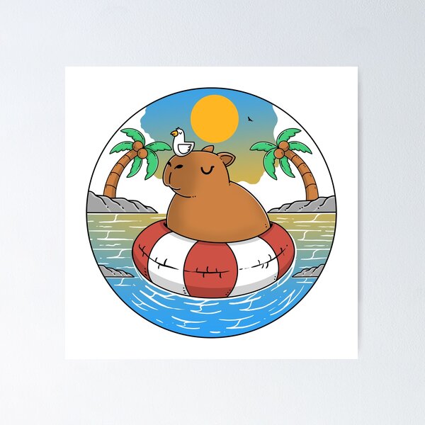 Item preview, Exploring Together: Capybara's Summer Vacation designed and sold by Artthree.