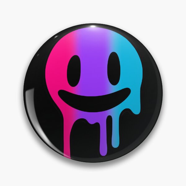 Item preview, Melting Smiley Face Androgynous Pride Flag Colors, Trippy Drip Rave Androgyne Design, Pride Festival designed and sold by Travelslightly.