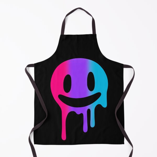 Item preview, Melting Smiley Face Androgynous Pride Flag Colors, Trippy Drip Rave Androgyne Design, Pride Festival designed and sold by Travelslightly.